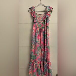 Lily Pulitzer set.  Sundress and two shorts.